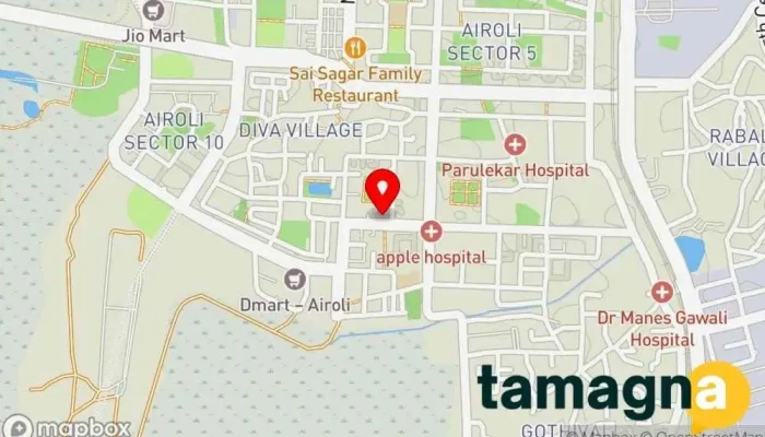 map of Real Infotech Computer repair service, Computer service, Computer software store, Repair service in Navi Mumbai
