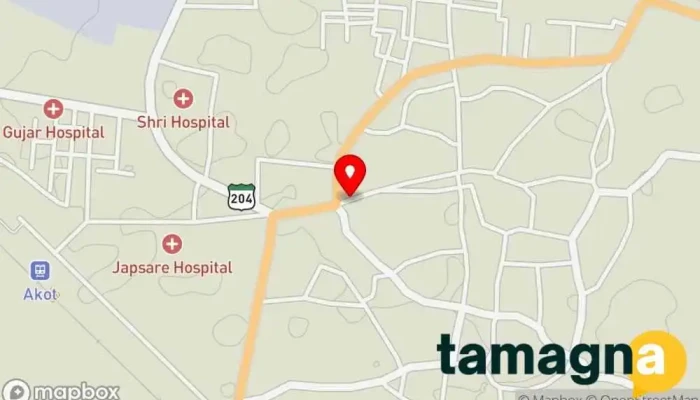 map of Sachin Online Computer store in Akot