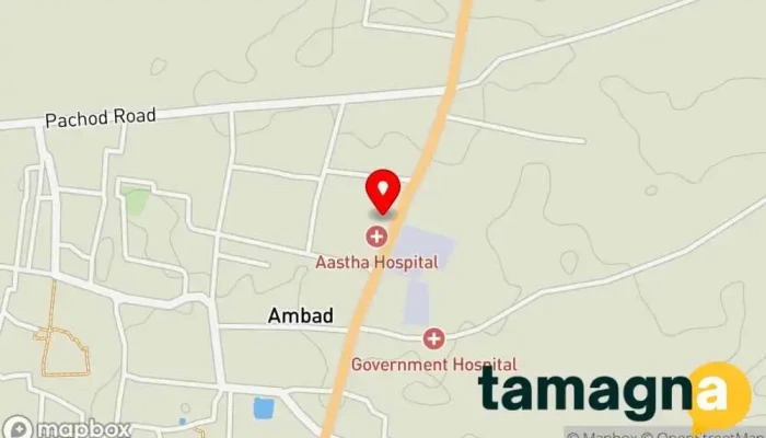 map of SAI COMPUTER WORLD ONLINE SERVICES CENTRE General store in Ambad
