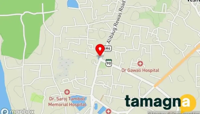 map of Samartha computer services Computer store in Chendhare, Alibag