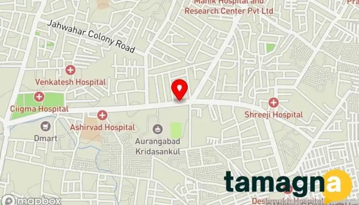 map of Samsung SmartPlaza - Amar Agencies Electronics store, Air conditioning store, Computer store, Refrigerator store, Washer & dryer store in Chhatrapati Sambhajinagar