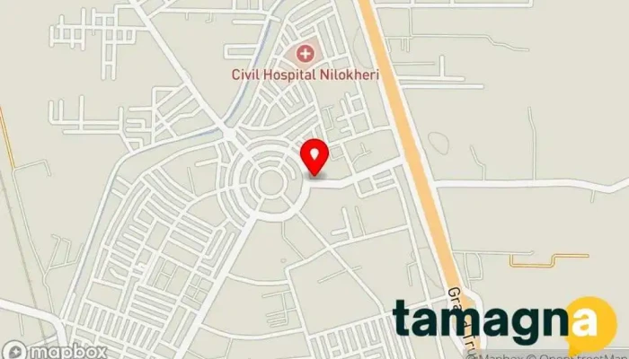 map of Sandeep Photostat Copy shop in Nilokheri