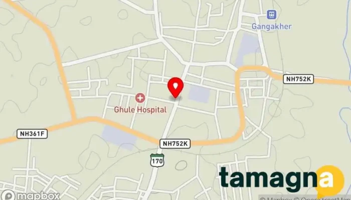 map of Sarda General Agency Electronics store in Gangakhed