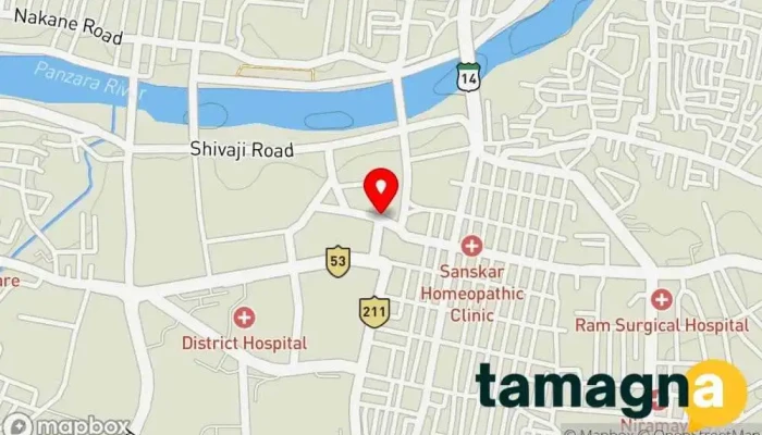 map of shree gajanan xerox and cyber cafe Computer store in Dhule