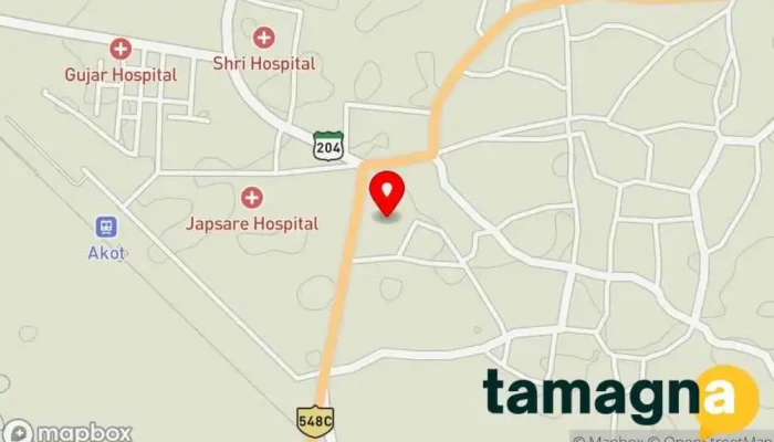 map of SHREE SHUKANAND COMPUTERS Computer repair service, Internet cafe in Akot