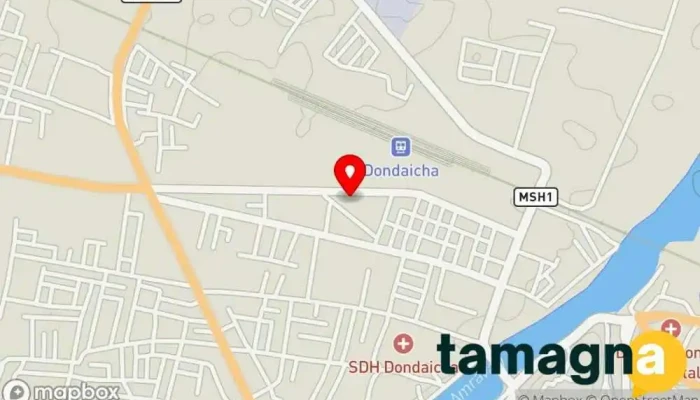 map of Shreenath Electronics Electronics store in Dondaicha