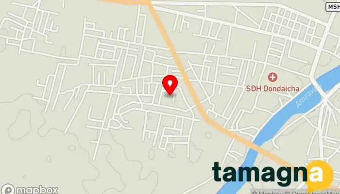 map of Shreeram Online Services Computer store in Dondaicha