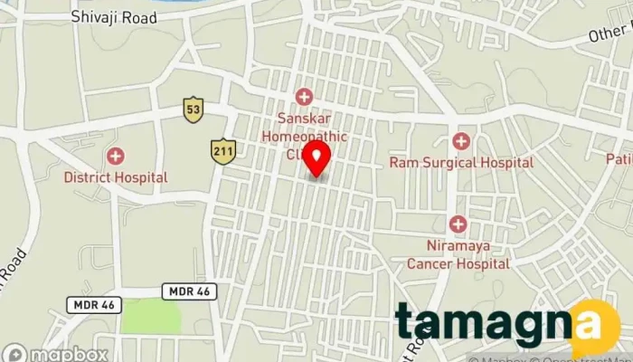 map of Shri Mahavir Computers Computer support and services in Dhule