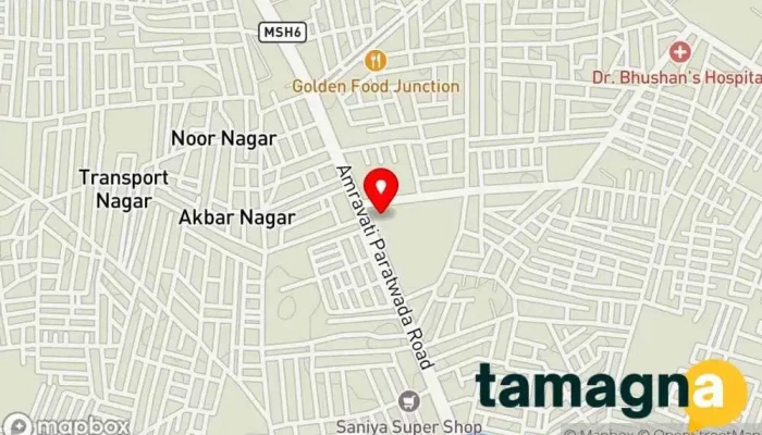 map of Sky Store Laptops Electronics store in Amravati