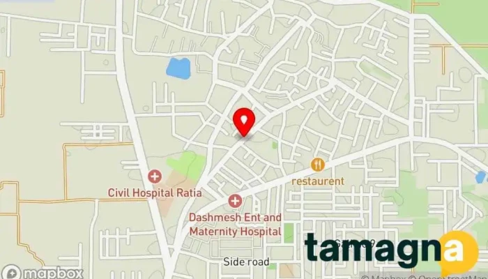 map of Smile Computers Web hosting company in Ratia