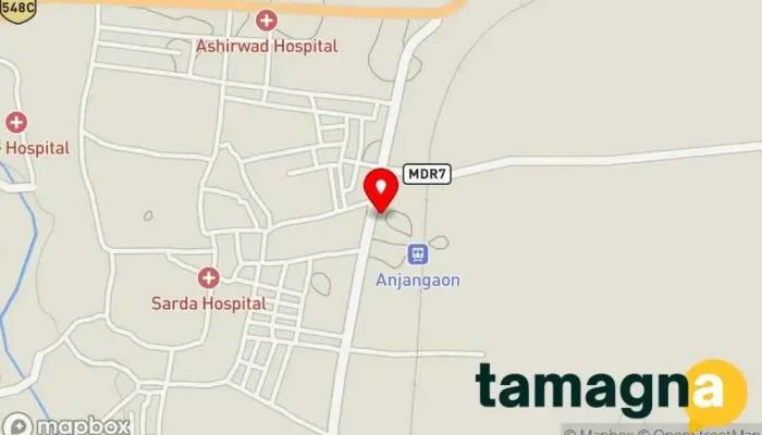 map of SURYA NETRALAY optical shop Optician in Anjangaon