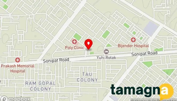 map of Tamanna Studio Shop no 23 Sec 3 main market Rohtak Do, Rohtak, Haryana 124001 Photo shop in Rohtak