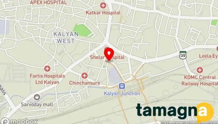 map of THE PROMPT COMPUTERS Computer store, Computer service, Security system installation service in Kalyan