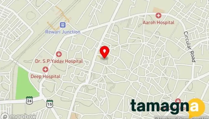 map of Toys Repairing Center Repair service, Electrical repair shop, Electronics store in Rewari, Kanmajra