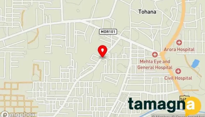map of Turning Point Computer Center Institute of technology in Tohana
