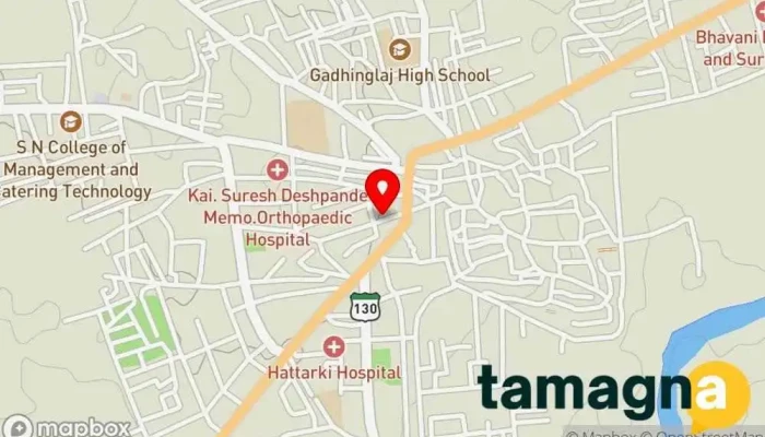 map of Universal Computers Jumbo Xerox Print shop in Gadhinglaj