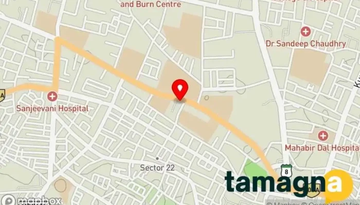 map of Ved Communication Computer store in Karnal