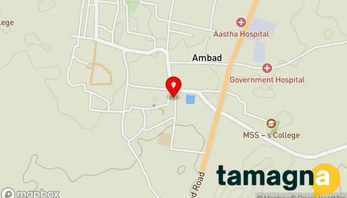 map of Vidya Computer & Stationery Store in Ambad