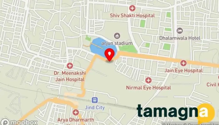 map of Vikas Electronics Appliance store in Jind