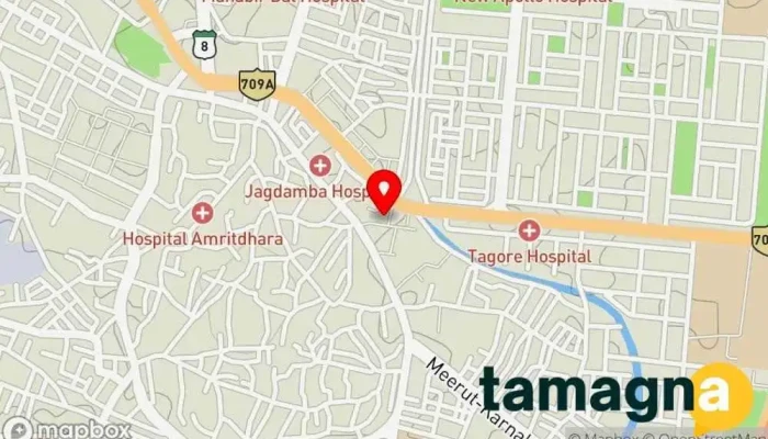 map of Voltas Exclusive Shop - Divya And Co, Karnal Electronics store, Electronics wholesaler in Karnal
