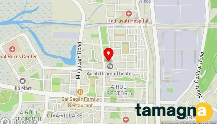 map of VR Infotech Computer repair service, Computer accessories store in Navi Mumbai